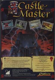 Advert for Castle Master on the Commodore 64.