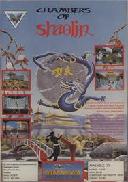 Advert for Chambers of Shaolin on the Commodore 64.