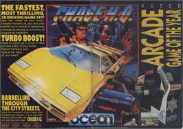 Advert for Chase H.Q. on the Commodore 64.