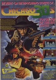 Advert for Chicago 30's on the Sinclair ZX Spectrum.