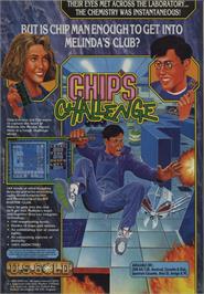 Advert for Chip's Challenge on the Commodore 64.