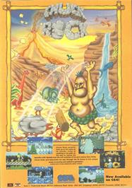 Advert for Chuck Rock on the Commodore 64.