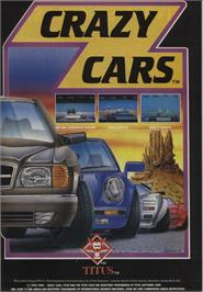 Advert for Crazy Cars on the Commodore 64.