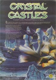 Advert for Crystal Castles on the Commodore 64.