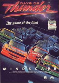 Advert for Days of Thunder on the Commodore 64.