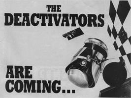 Advert for Deactivators on the Commodore 64.