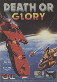 Advert for Death or Glory on the Commodore 64.