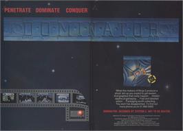 Advert for Dominator on the Commodore 64.