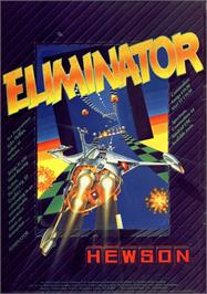 Advert for Eliminator on the Commodore 64.