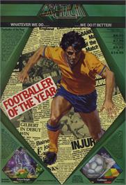 Advert for Footballer of the Year on the MSX.