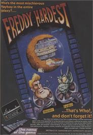 Advert for Freddy Hardest on the Commodore 64.