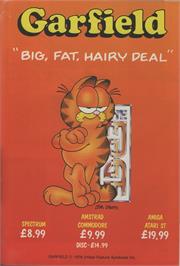 Advert for Garfield: Big, Fat, Hairy Deal on the Commodore 64.