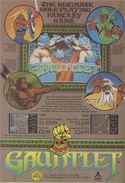 Advert for Gauntlet: The Deeper Dungeons on the Commodore 64.