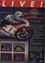 Advert for Grand Prix Master on the Commodore Amiga.