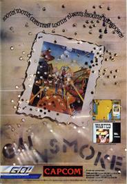 Advert for Gun.Smoke on the Commodore 64.
