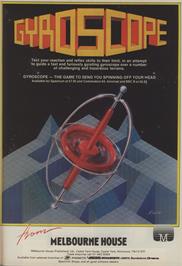 Advert for Gyroscope on the Commodore 64.