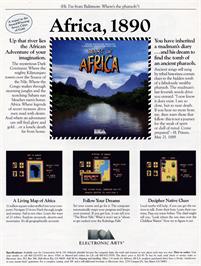 Advert for Heart of Africa on the Commodore 64.