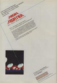 Advert for High Frontier on the Amstrad CPC.