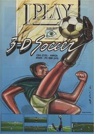 Advert for I Play 3-D Soccer on the Commodore 64.
