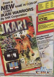 Advert for Ikari Warriors on the Commodore 64.