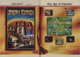 Advert for Iron Lord on the Commodore 64.