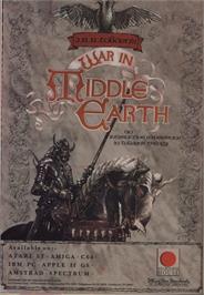 Advert for J.R.R. Tolkien's War in Middle Earth on the Amstrad CPC.