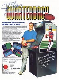 Advert for John Elway's Quarterback on the Microsoft DOS.