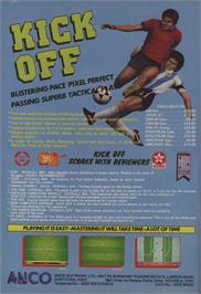 Advert for Kick Off 2 on the Commodore 64.
