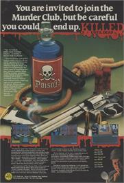 Advert for Killed Until Dead on the Commodore 64.