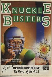 Advert for Knuckle Busters on the Commodore 64.