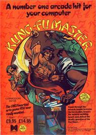Advert for Kung-Fu Master on the Commodore 64.