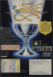 Advert for Lancelot on the Commodore 64.