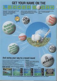 Advert for Leader Board on the Commodore 64.