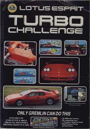 Advert for Lotus Esprit Turbo Challenge on the Commodore 64.