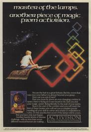 Advert for Master of the Lamps on the MSX.