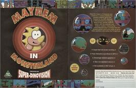 Advert for Mayhem in Monsterland on the Commodore 64.