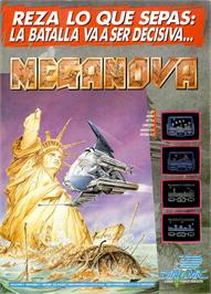 Advert for Meganova on the Commodore 64.