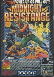 Advert for Midnight Resistance on the Commodore 64.