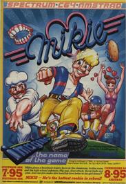 Advert for Mikie on the Amstrad CPC.