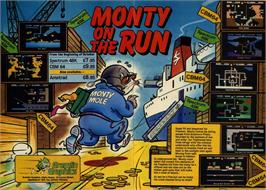 Advert for Monty on the Run on the Amstrad CPC.