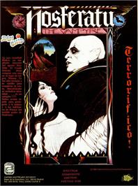 Advert for Nosferatu the Vampyre on the Commodore 64.