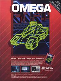 Advert for Omega on the Microsoft DOS.
