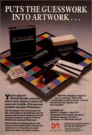 Advert for Pictionary on the Commodore 64.