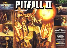 Advert for Pitfall II: Lost Caverns on the Commodore 64.