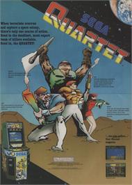 Advert for Quartet on the Sega Master System.