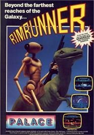 Advert for Rimrunner on the Commodore 64.