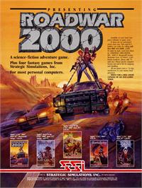 Advert for Roadwar 2000 on the Commodore 64.