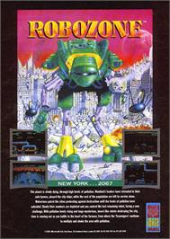 Advert for Robozone on the Commodore 64.