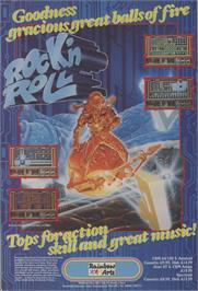 Advert for Rock 'n Roll on the Microsoft DOS.