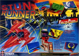 Advert for S.T.U.N. Runner on the Commodore 64.
